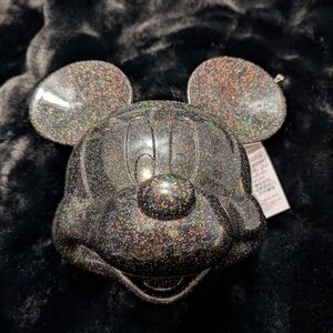 Disney Glittery Black Mickey Mouse Bag